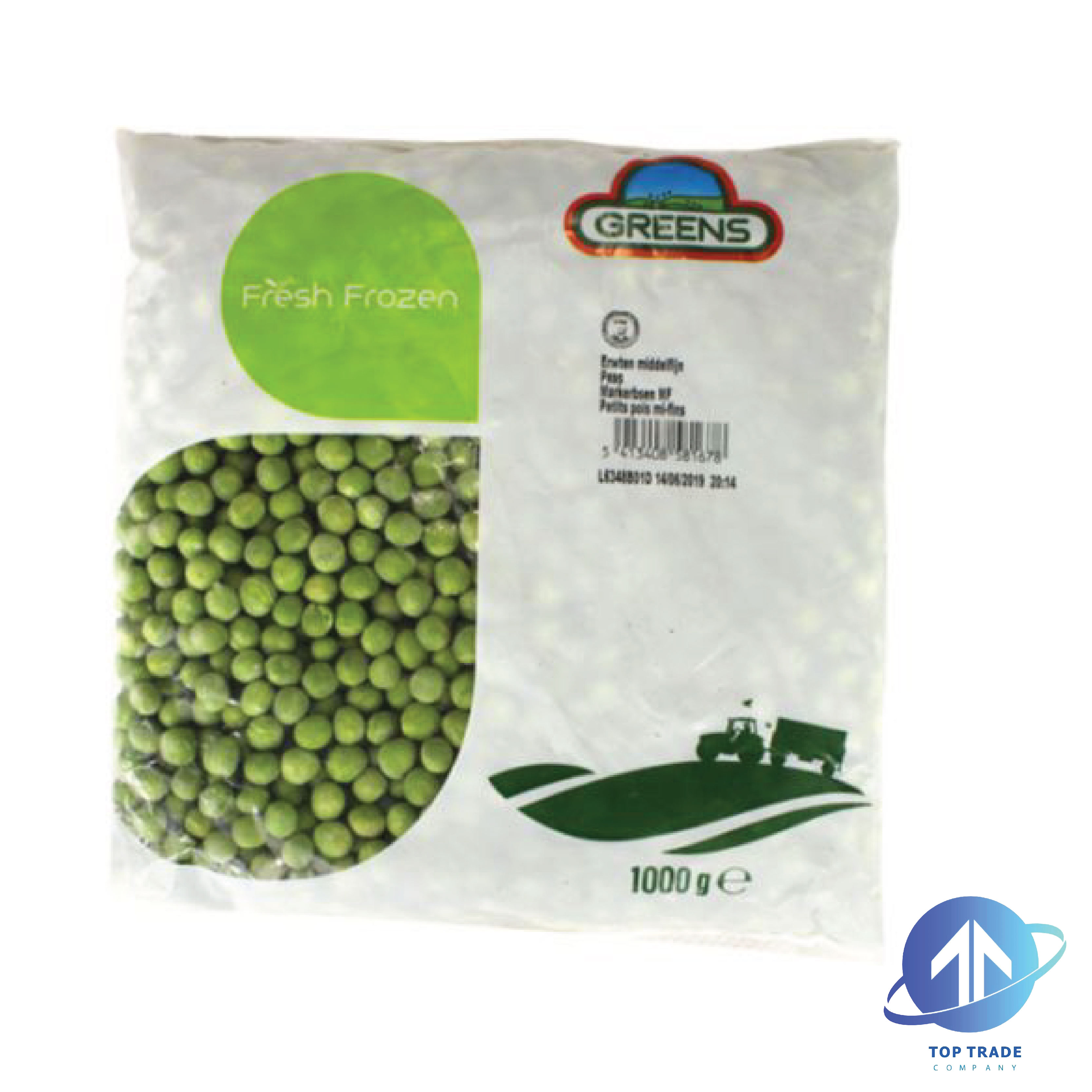 Greens Green peas 1000gr